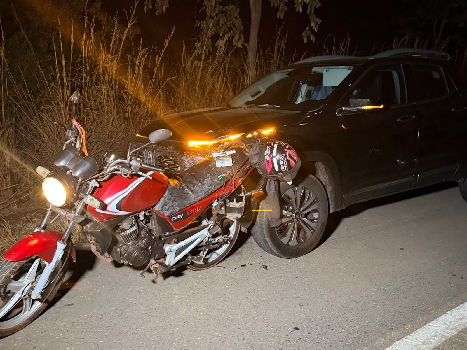 Motociclista morre após ser atingido por caminhonete na BR-070, em Várzea Grande (MT)