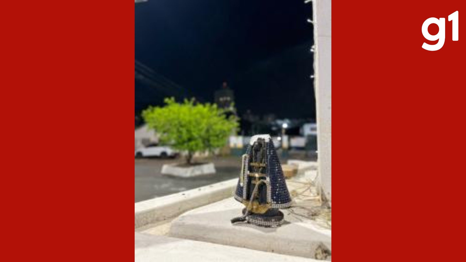 Imagem de Nossa Senhora Aparecida é encontrada sem cabeça em Cuiabá