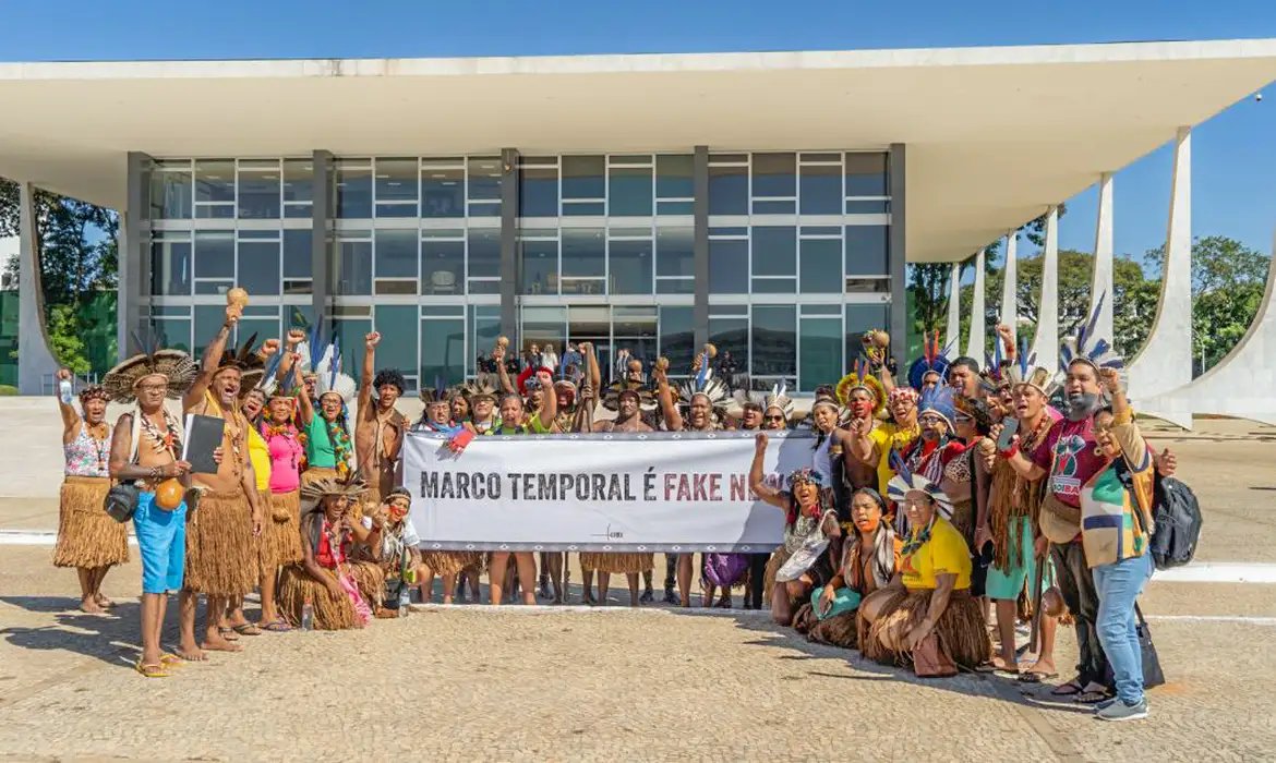 Indígenas promovem mobilização em todo o país contra marco temporal