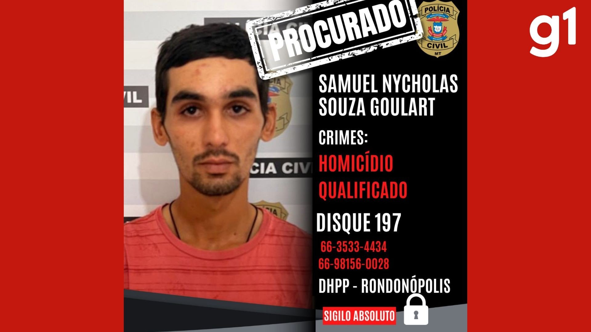 Vizinho que confessou ter matado mulher em quitinete após desentendimento está foragido em MT