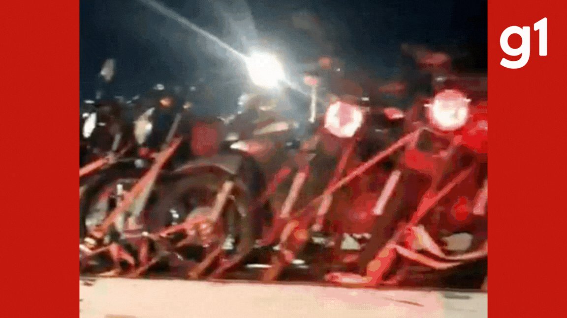 'Rolezinho de Natal' termina com prisão e apreensão de 30 motos irregulares em Rondonópolis (MT)