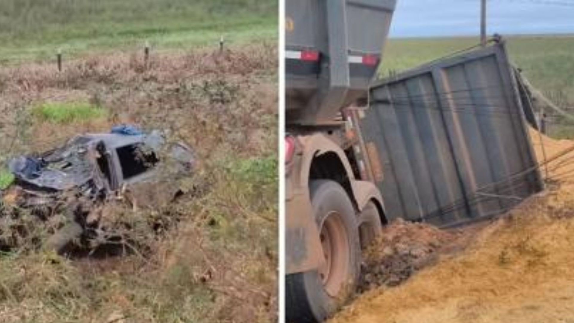 Acidente entre carro e carreta mata motorista em rodovia de MT