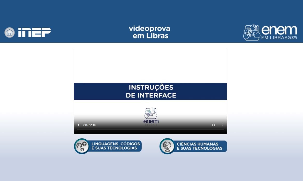 Plataforma Enem Libras ganha atualização com provas de 2017 a 2025