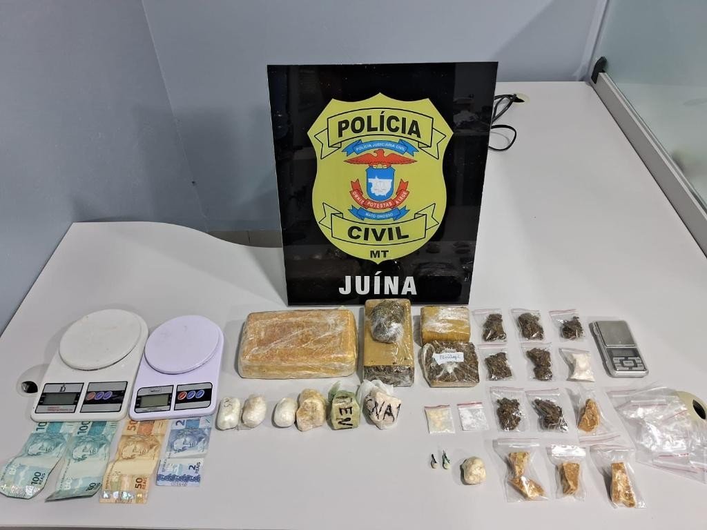 Adolescente é apreendido e traficantes são presos por abastecer facção criminosa em MT