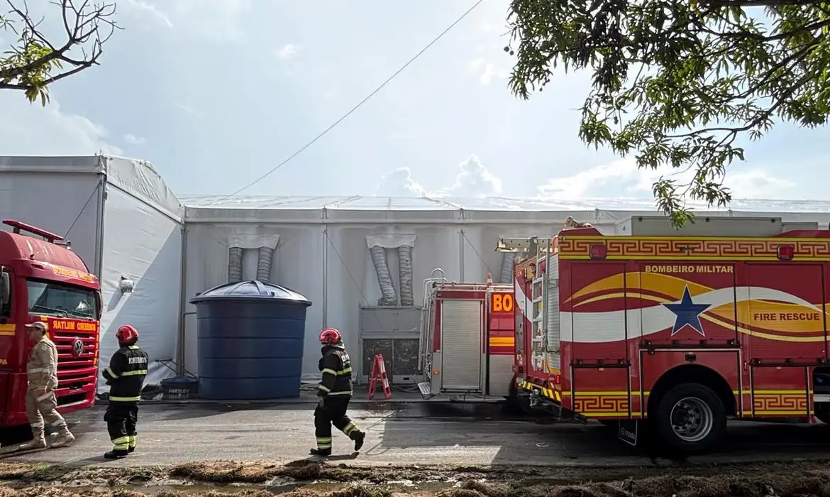 Incêndio na Zona Azul da COP30 já foi controlado