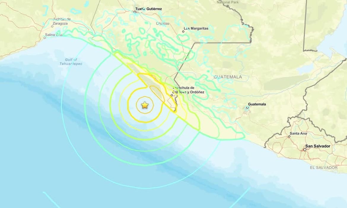 Terremoto de magnitude 7,4 atinge Puerto Madero, no México