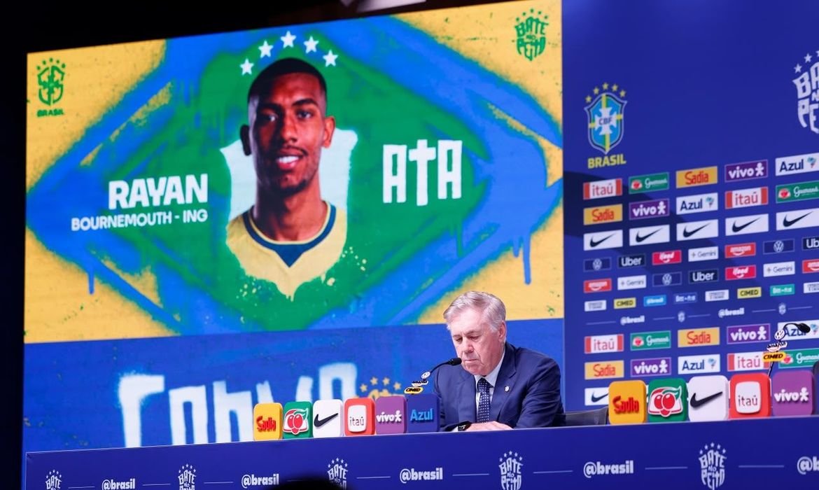 Ancelotti anuncia 26 convocados para amistosos da seleção brasileira