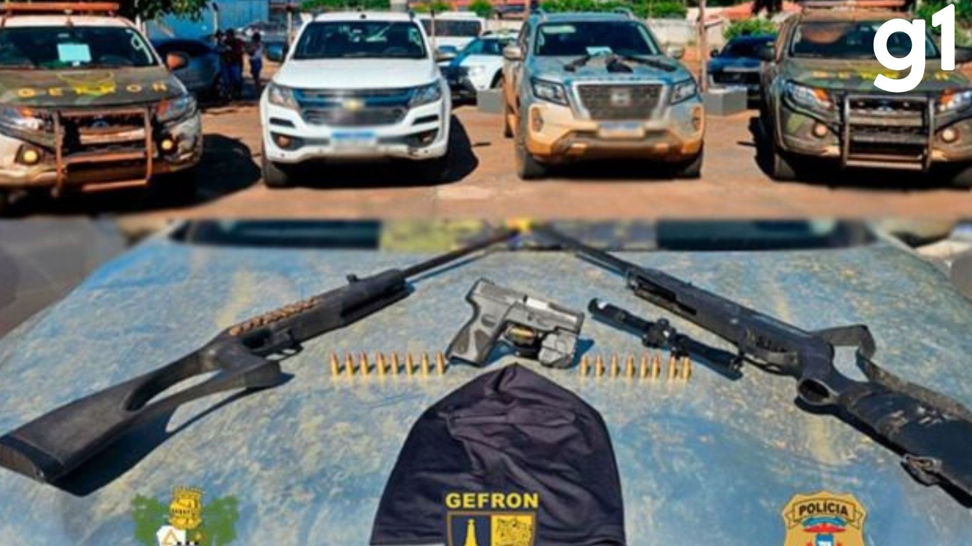 Quatro suspeitos são presos por sequestro de casal, roubo de caminhonete e porte ilegal de armas em MT