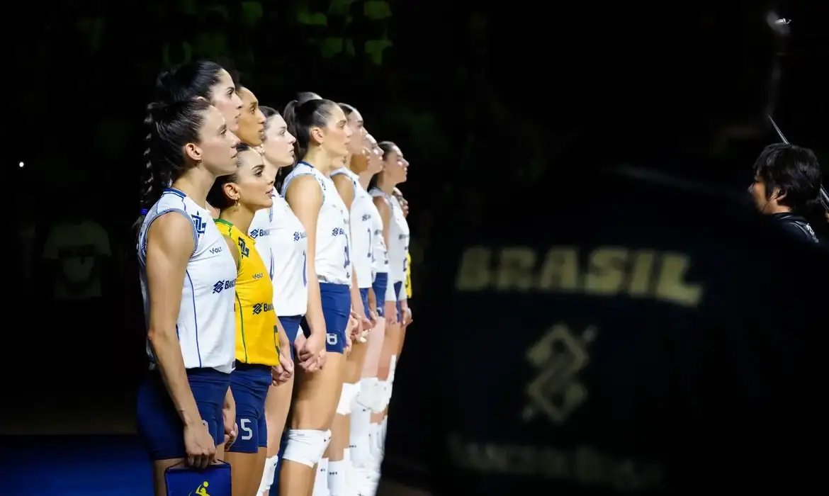 Brasil perde por 3 a 0 para Tailândia na Liga das Nações de Vôlei