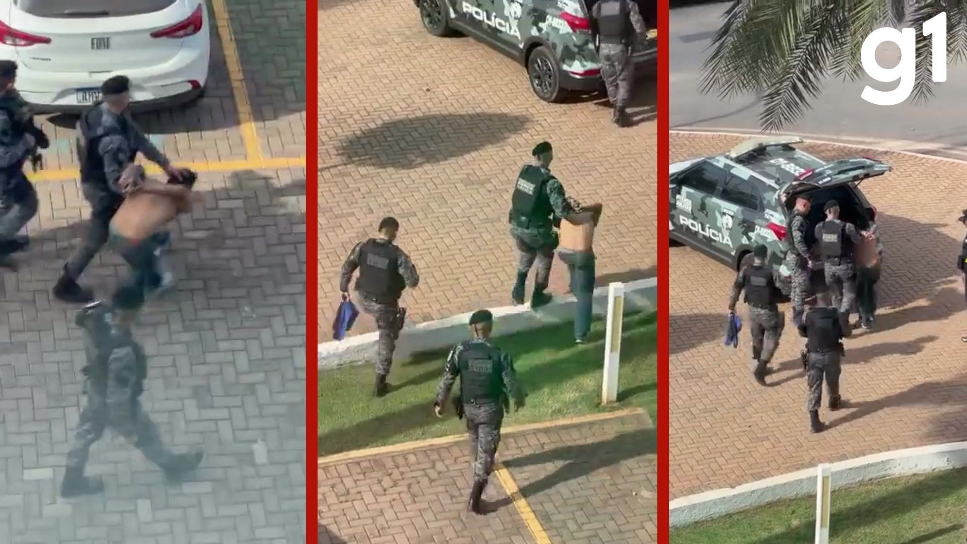 Suspeito de roubar mulher durante passeio com cachorro é preso escondido embaixo de carro em MT