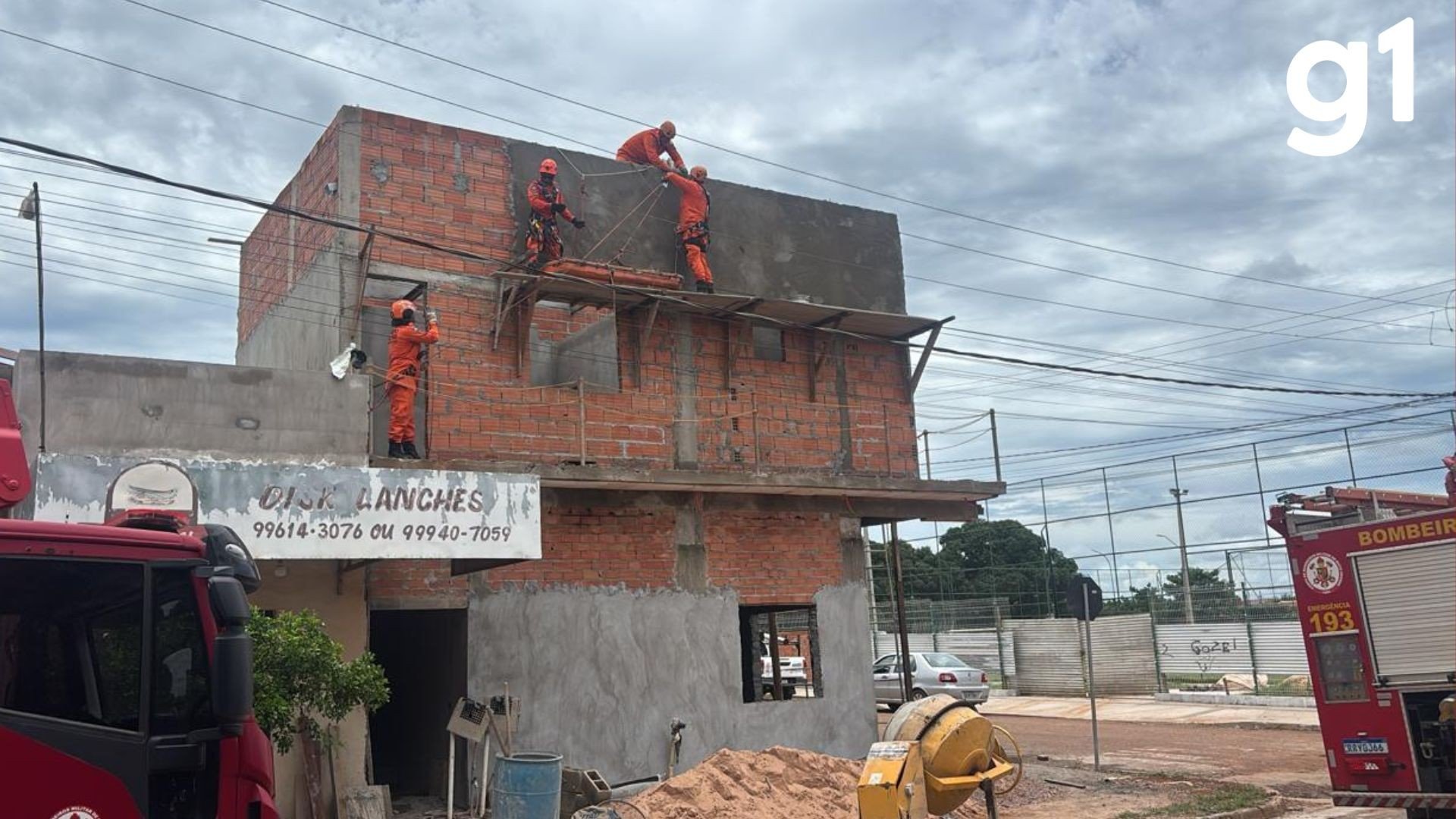 Pedreiro morre após encostar régua em fio de alta tensão durante obra em MT