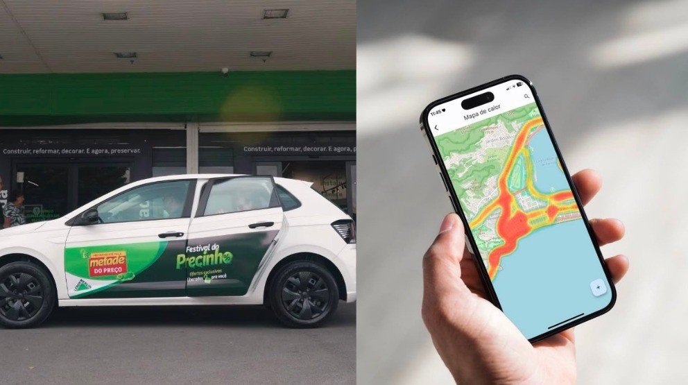 Carros de aplicativo viram vitrine para marcas em MT