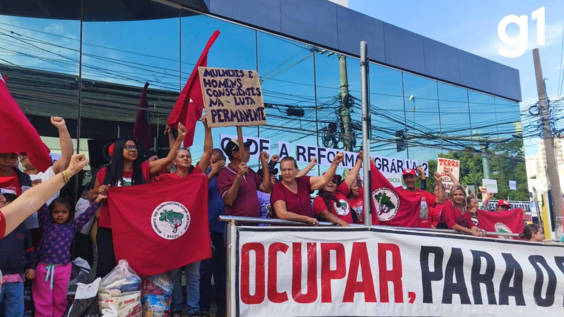 MST ocupa sede do Incra e cobra avanço da reforma agrária que atinge mais de 500 famílias em MT