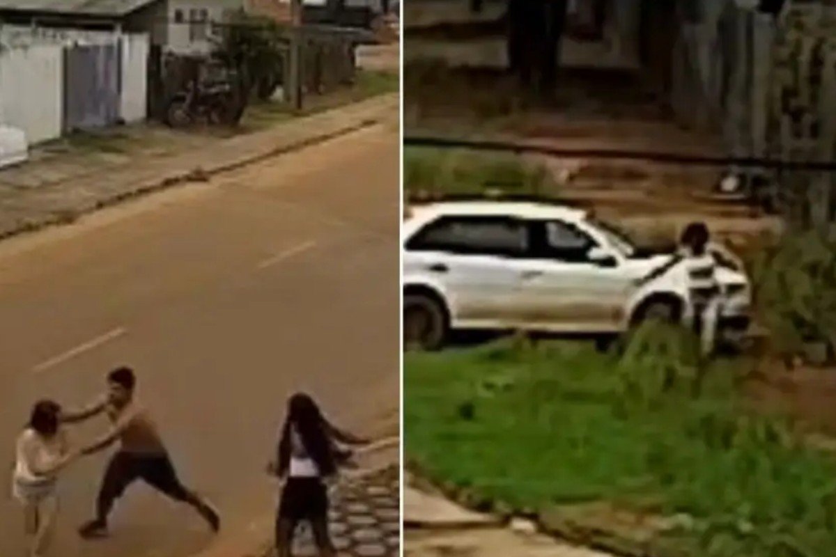 Vídeo: homem persegue e atropela ex-namorada por não aceitar término em MT
