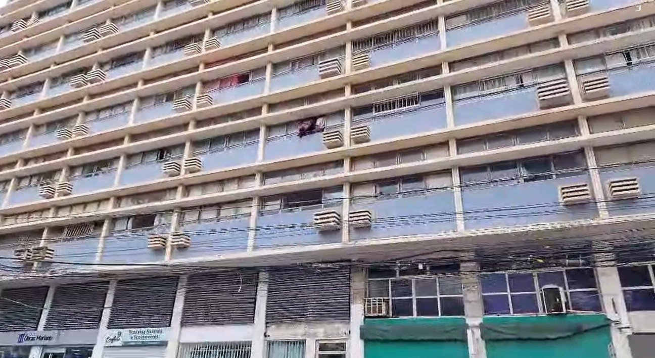 Moradora de 94 anos morre após cair de prédio em frente à Prefeitura de Cuiabá