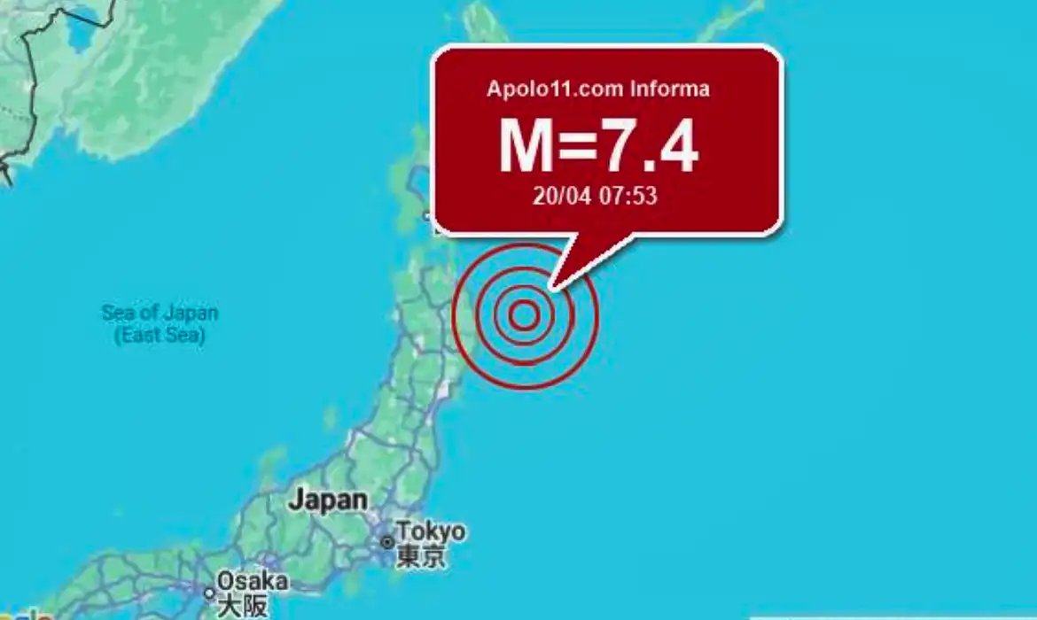 Japão tem terremoto de intensidade 5 e alertas de tsunami pelo país