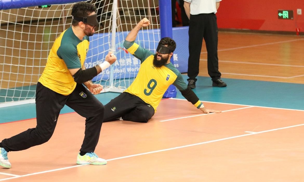 Seleção brasileira masculina vai à semifinal do Mundial de goalball
