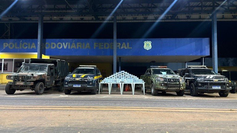 Mais de 80 quilos de 'supermaconha' escondidos em carga de algodão são apreendidos na BR-070 em MT