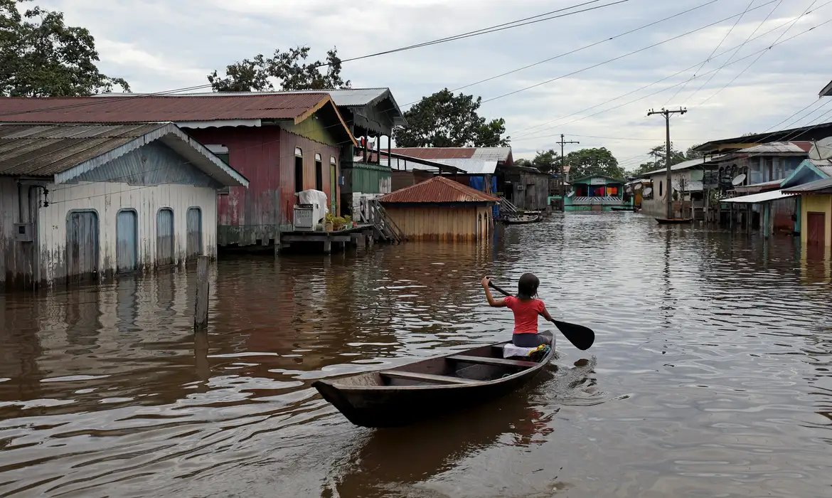 Sete municípios são afetados pelas cheias dos rios no Amazonas