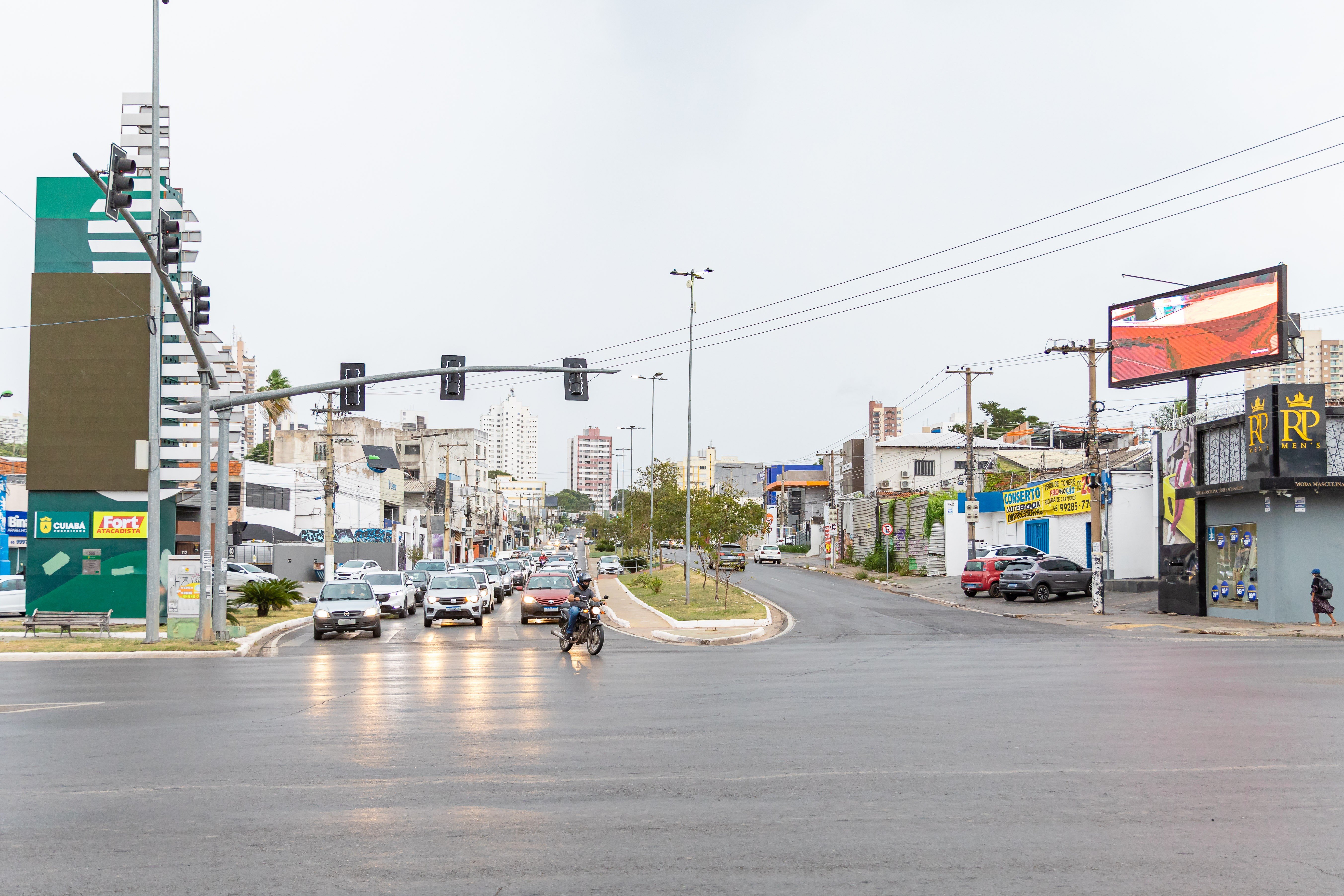 Obras do BRT interditam cruzamento da Avenida Mato Grosso; veja trechos
