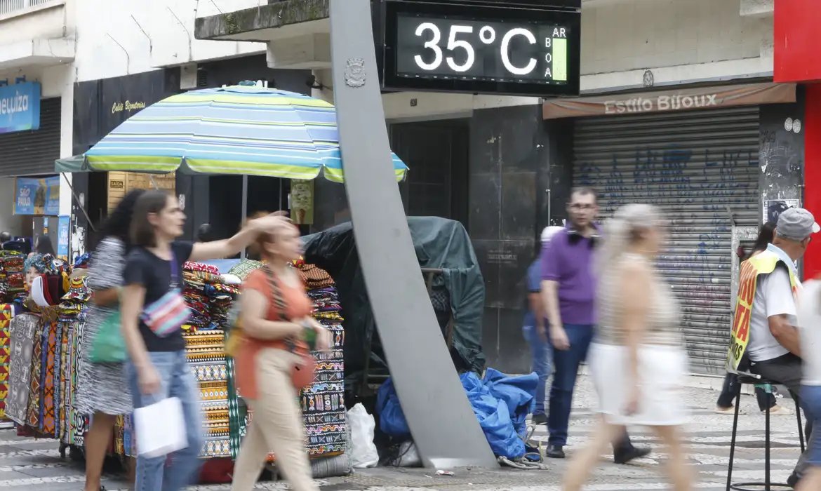 Com onda de calor, temperaturas em SP podem chegar perto dos 40 graus