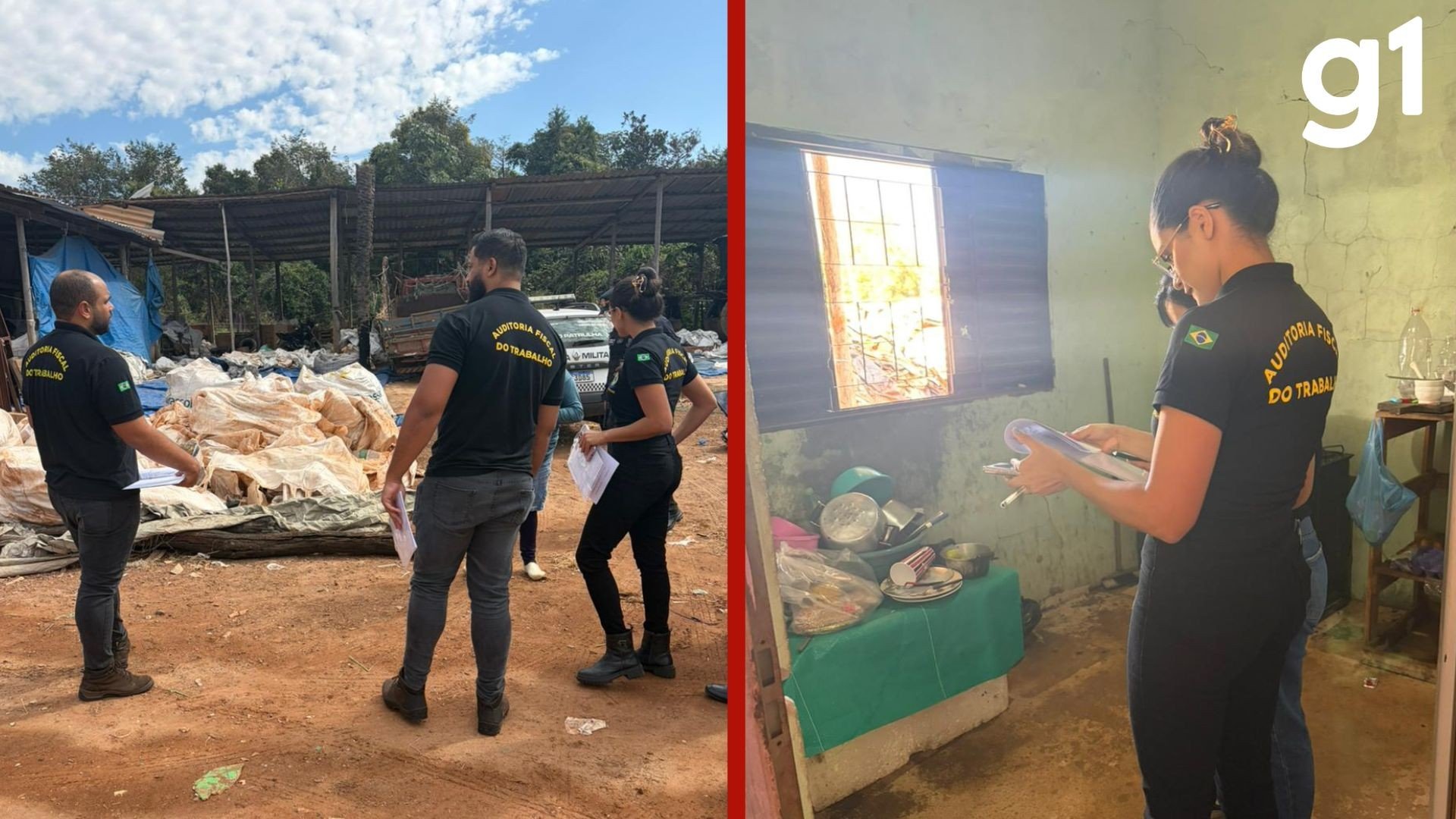 Restos de feira e choques elétricos: 5 pessoas são resgatadas de trabalho escravo em empresa de reciclagem em MT