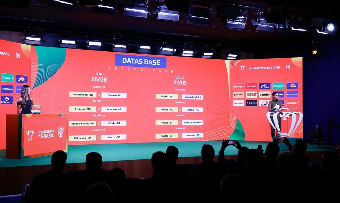 Quartas de final da Copa do Brasil terá três clássicos estaduais 