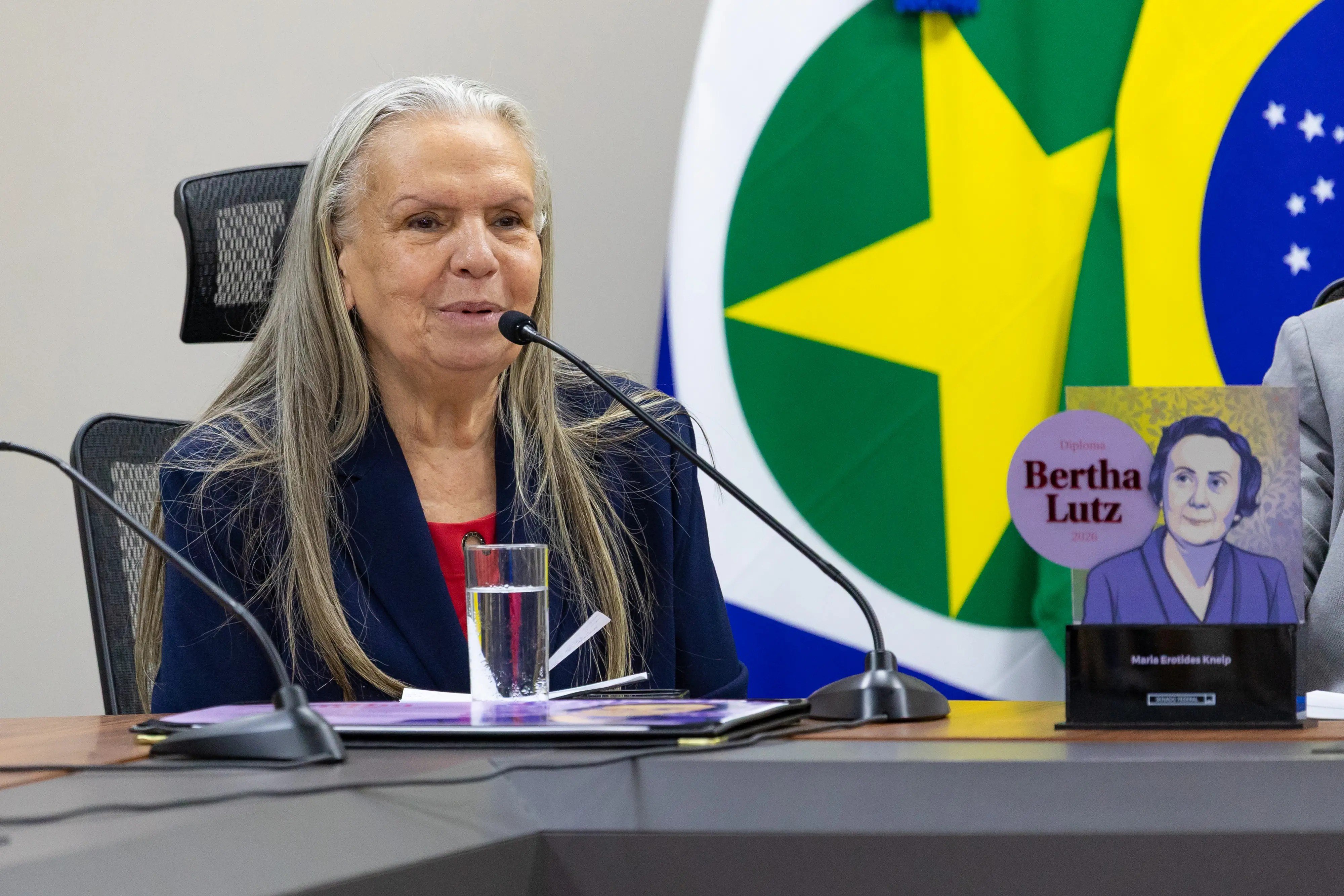 Desembargadora Maria Erotides recebe reconhecimento por atuação em defesa da mulher em MT