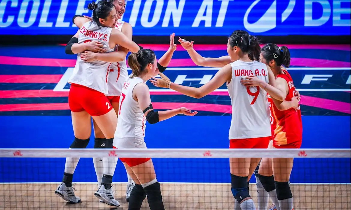 China surpreende EUA e vai à semi da Liga das Nações de vôlei feminino