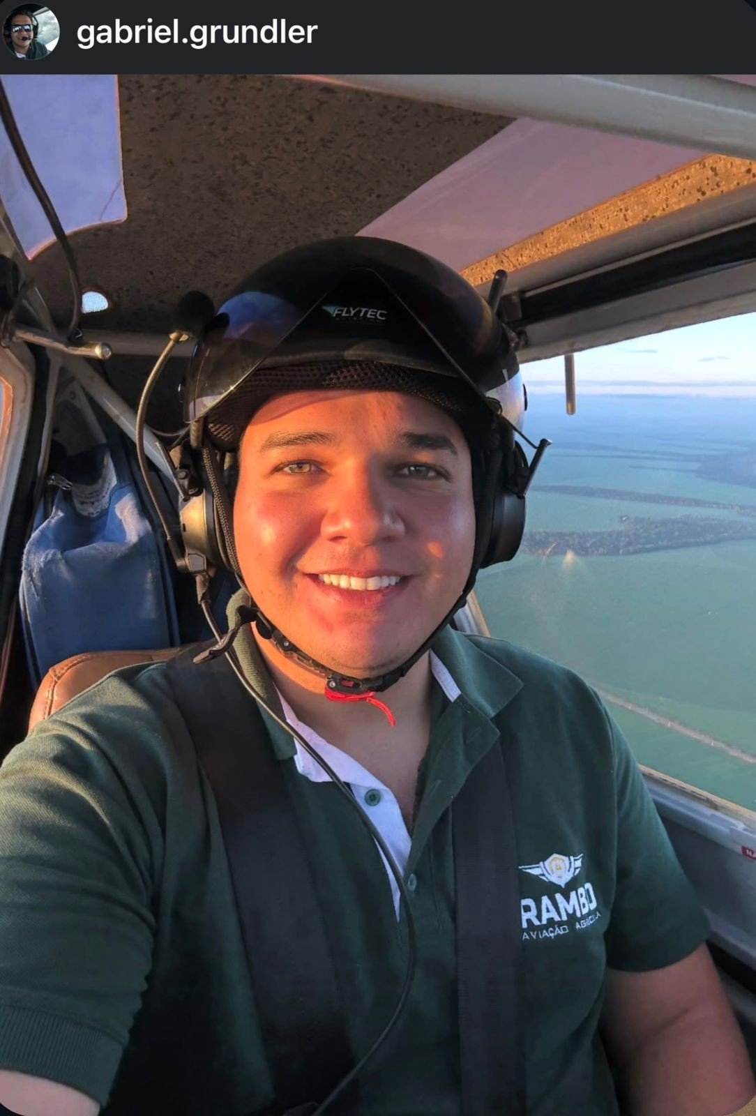 Piloto que morreu em queda de avião agrícola é sepultado em MT: 'voar era sonho dele'