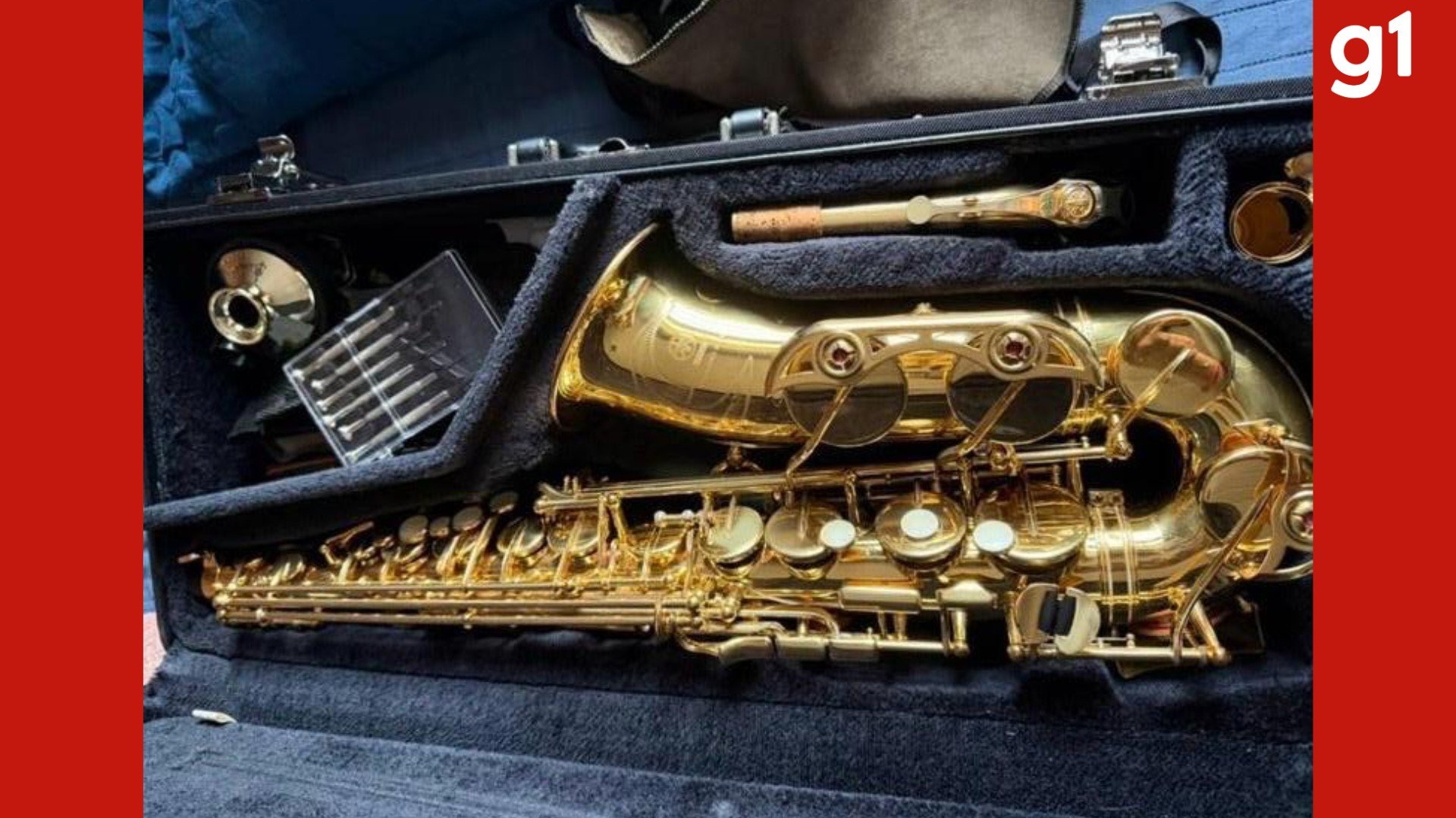 Homem é preso por furtar saxofone e tentar revender instrumento para vítima em Cuiabá
