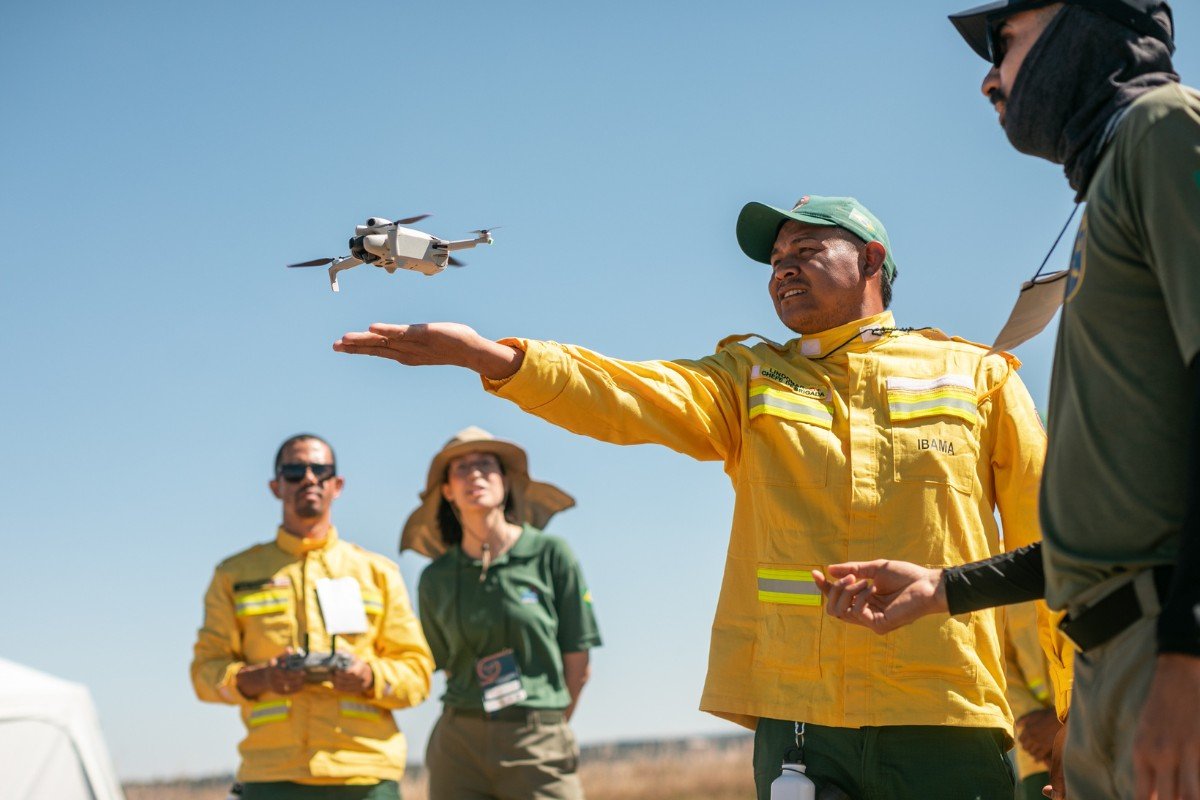 Indígenas usam drones e tecnologia para mapear e combater incêndios florestais em MT