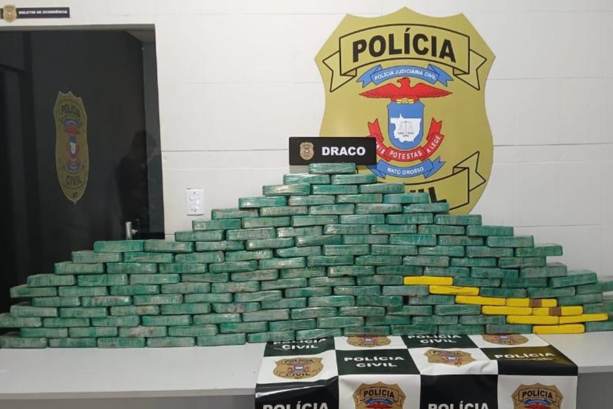 Quase 500 kg de drogas são apreendidos em operação na fronteira com a Bolívia em MT