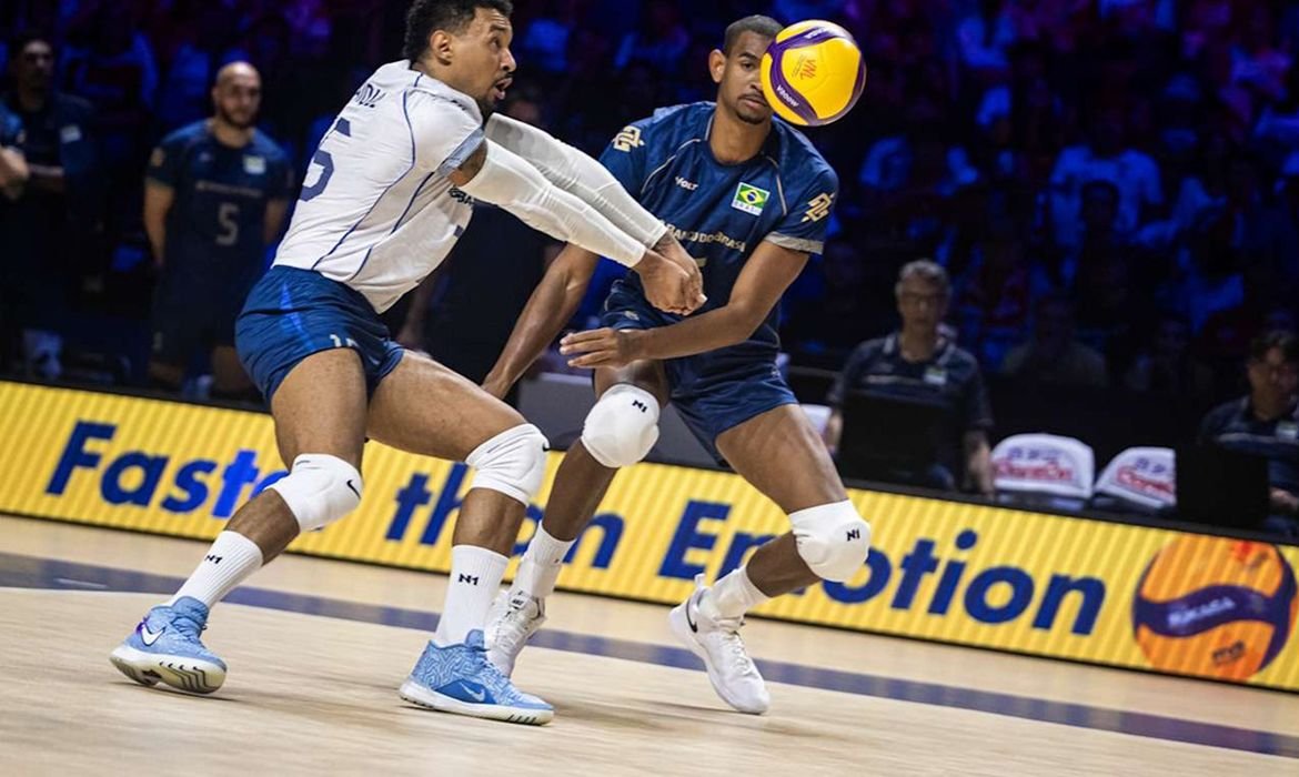 Seleção masculina perde e pode dar adeus à Liga das Nações de vôlei