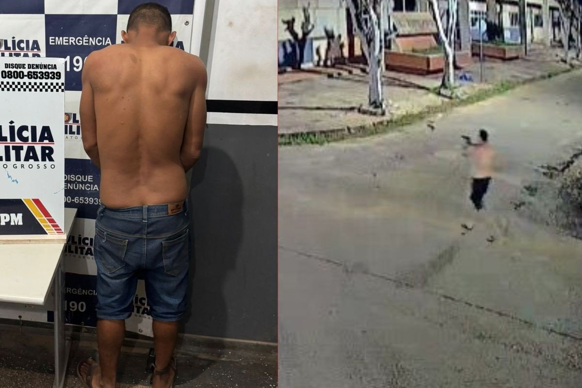 VÍDEO: mulher é arrastada na rua durante tentativa de estupro e salva por policial à paisana em MT