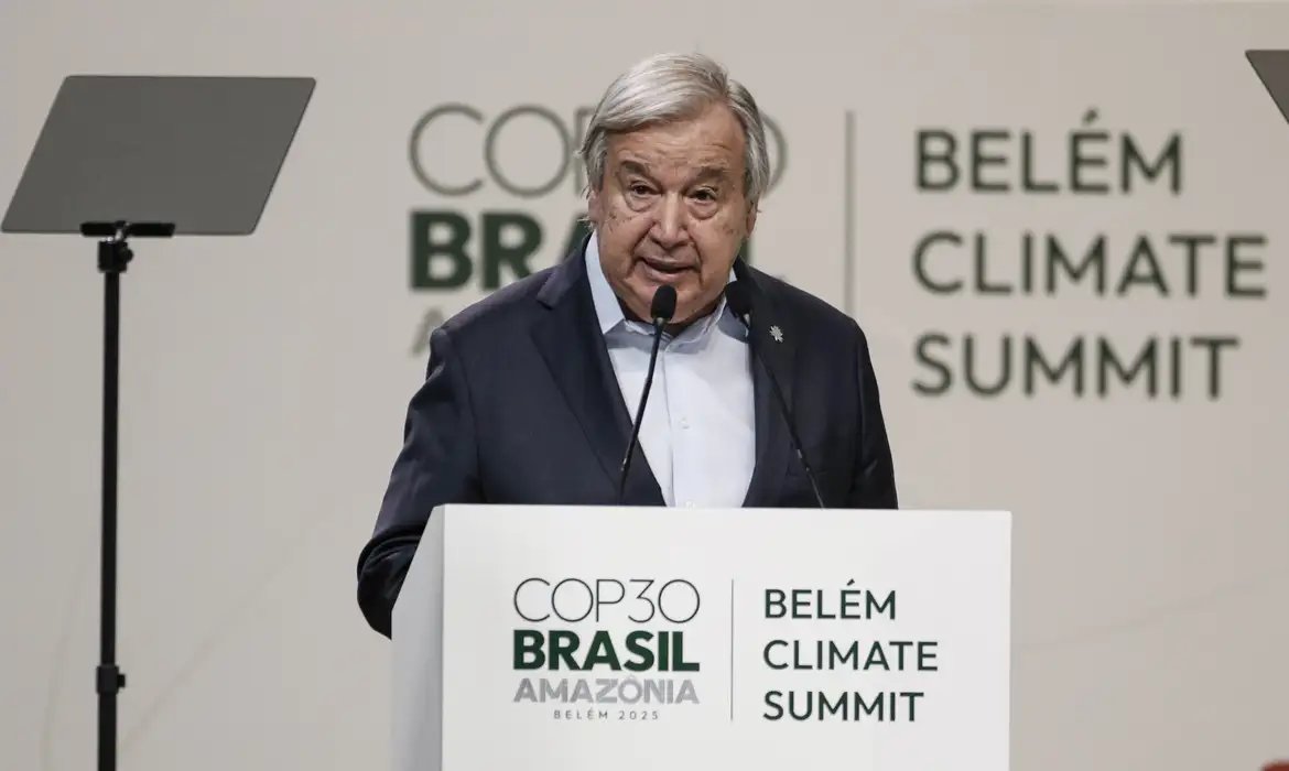Secretário-geral da ONU faz apelo por resultados concretos na COP30