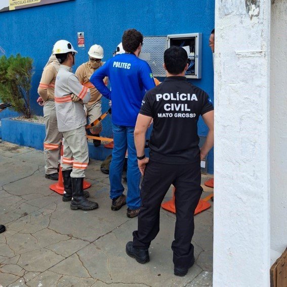 ‘Gateiro' é preso por fazer ligações clandestinas para furtar energia em Cuiabá