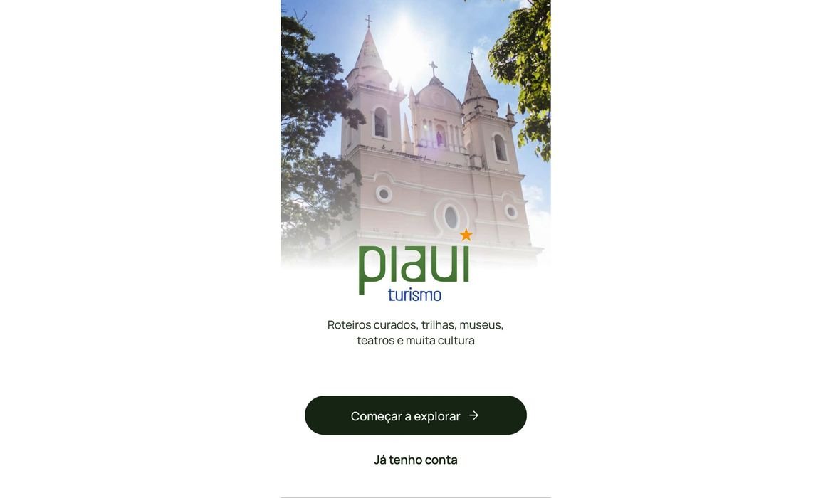 Aplicativo mostra a usuário opções de turismo no estado do Piauí