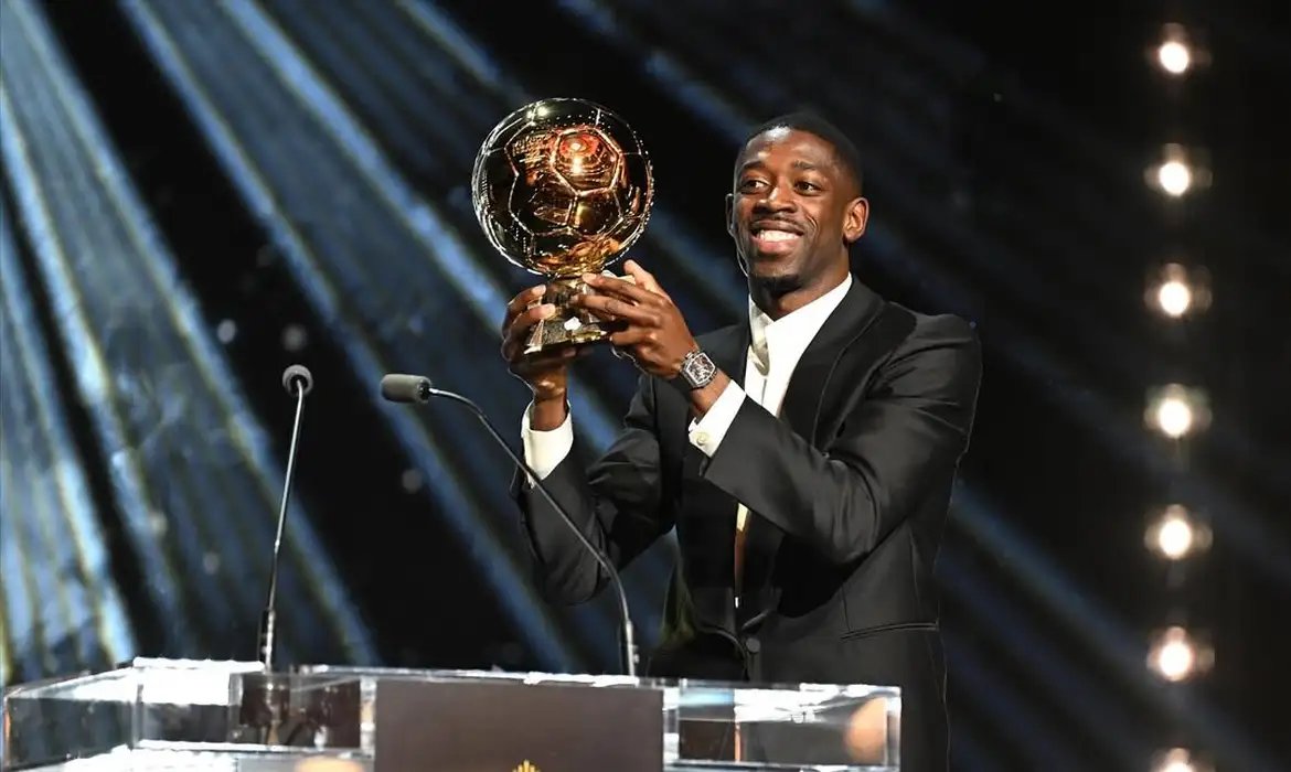 Dembelê e Bonmatí levam Fifa The Best de melhores jogadores do ano