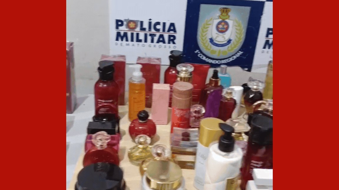 Suspeitas de furtar loja de perfumaria são presas com mais de 60 produtos em Cuiabá