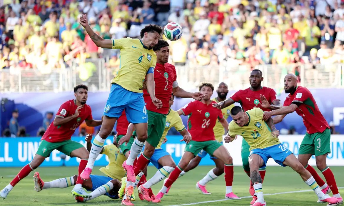 Brasil sofre com Marrocos e estreia na Copa do Mundo com empate